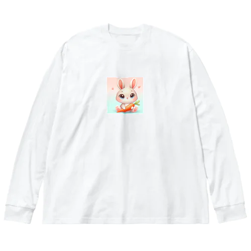 うるうるうさ子ちゃん🥕 ビッグシルエットロングスリーブTシャツ