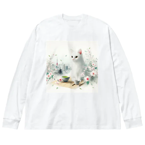 東京と猫 Big Long Sleeve T-Shirt