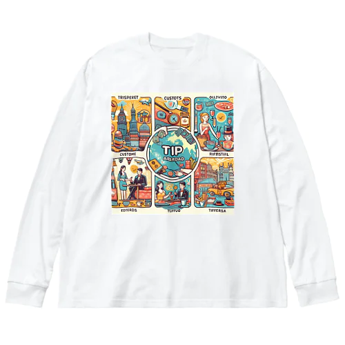 TIP ABROAD Big Long Sleeve T-Shirt