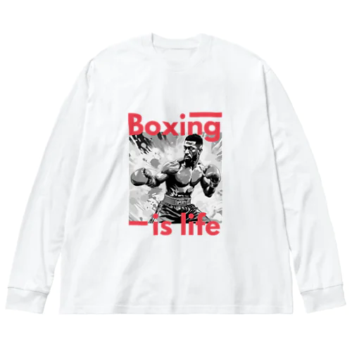 ボクシングは人生だ Big Long Sleeve T-Shirt