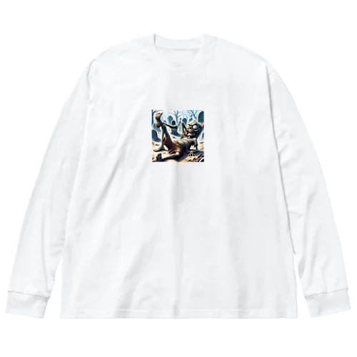 怠惰なゾンビ君 Big Long Sleeve T-Shirt