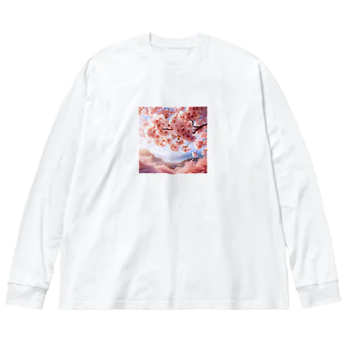 美しい桜🌸 ビッグシルエットロングスリーブTシャツ