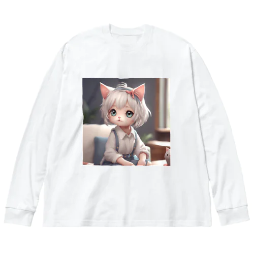 かわいねこ子さん Big Long Sleeve T-Shirt