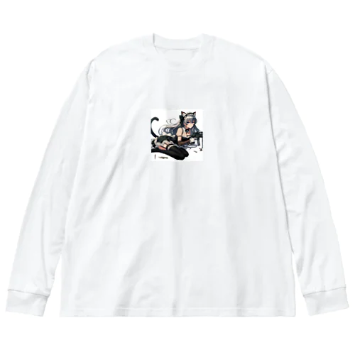 闘う猫メイド🐾5 Big Long Sleeve T-Shirt