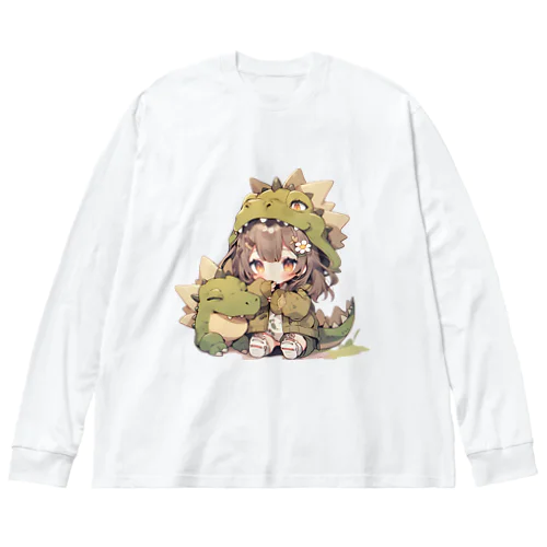 かわいい女の子 Big Long Sleeve T-Shirt