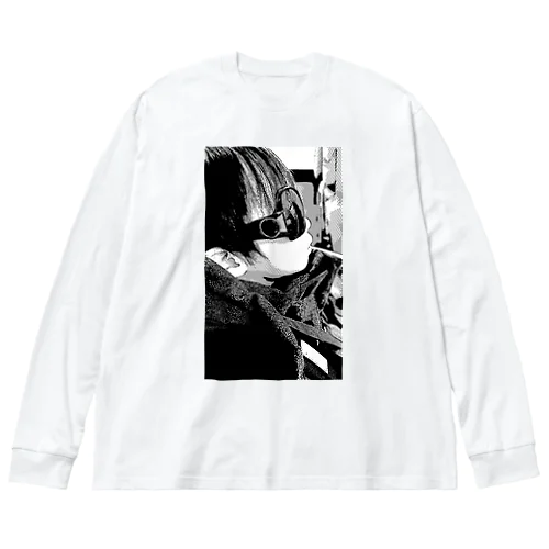 サングラスとBOKU Big Long Sleeve T-Shirt