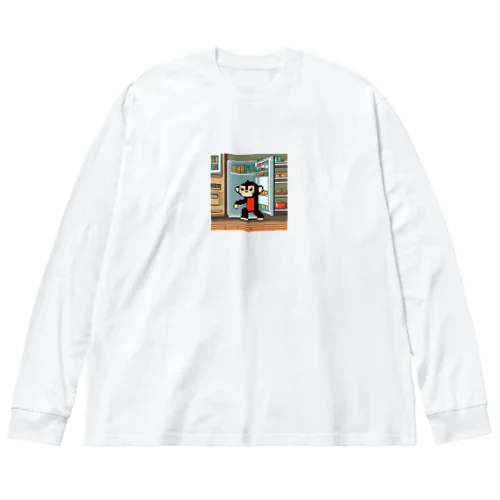 冷蔵庫の中の冒険猿 Big Long Sleeve T-Shirt