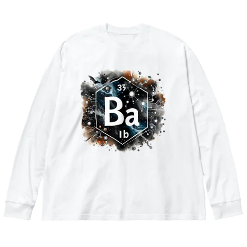 元素シリーズ　~バリウム Ba~ ビッグシルエットロングスリーブTシャツ