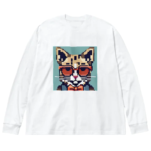 Sharp Cat Big Long Sleeve T-Shirt