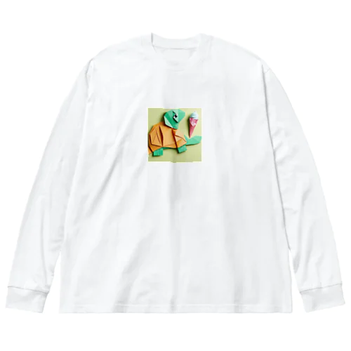 ice meets オリガミカメ Big Long Sleeve T-Shirt