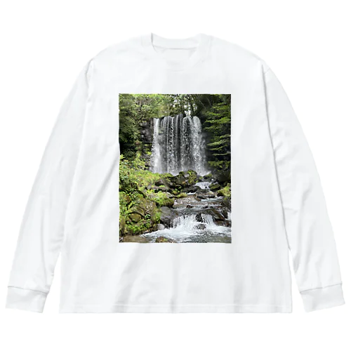 唐澤の滝 Big Long Sleeve T-Shirt