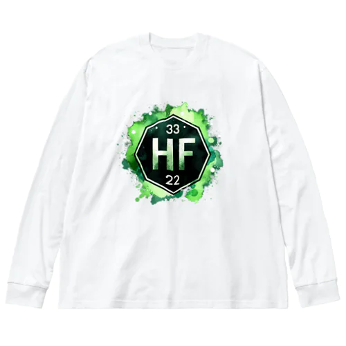 元素シリーズ　~ハフニウム Hf~ Big Long Sleeve T-Shirt