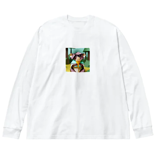 ice meets オリガミマーモセット Big Long Sleeve T-Shirt