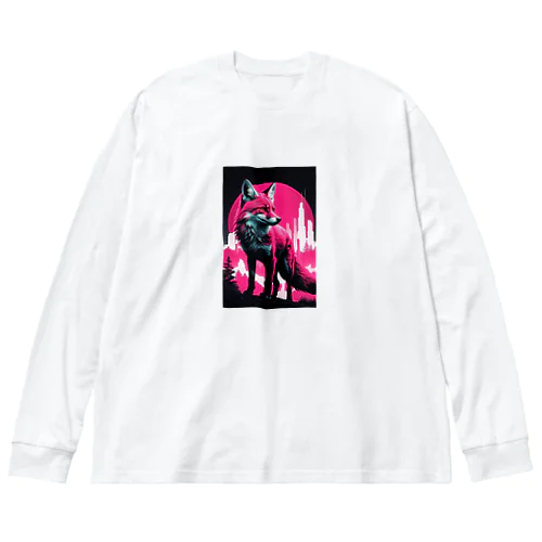 トワイライトフォックス・ピンクハント Big Long Sleeve T-Shirt