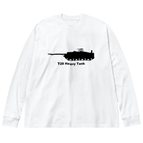 T28重戦車 ビッグシルエットロングスリーブTシャツ