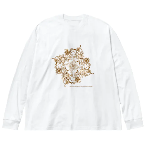 ゴールドフラワー Big Long Sleeve T-Shirt