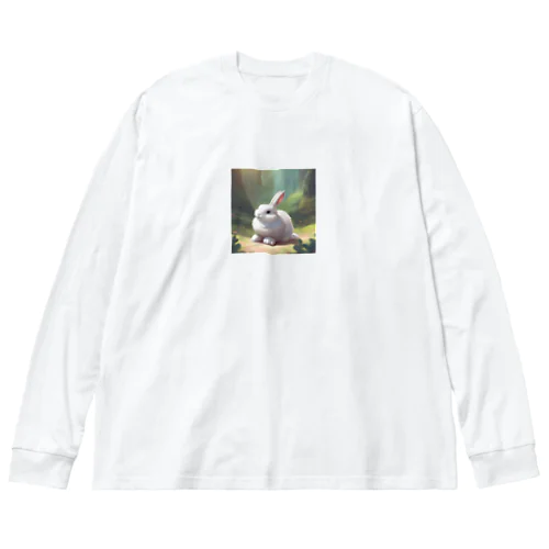 おっとりな白うさぎ Big Long Sleeve T-Shirt