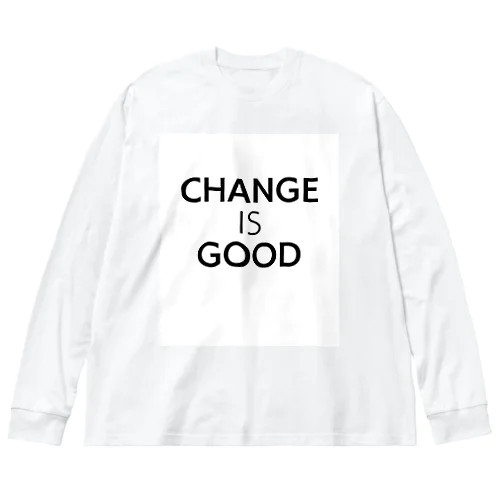 Change is Good ビッグシルエットロングスリーブTシャツ