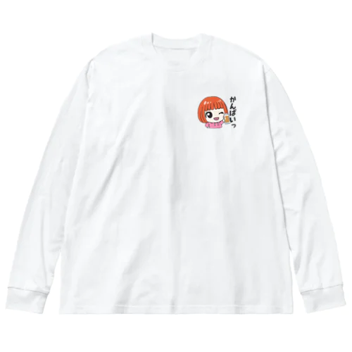 飲酒ちゃん ビッグシルエットロングスリーブTシャツ