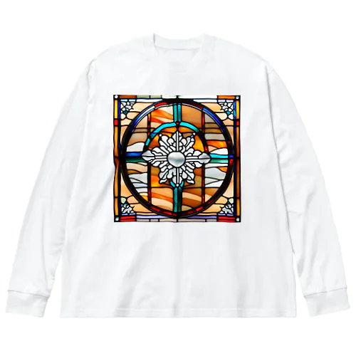 ステンド結晶 Big Long Sleeve T-Shirt