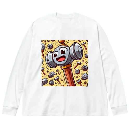 大工シリーズハンマーくん ビッグシルエットロングスリーブTシャツ