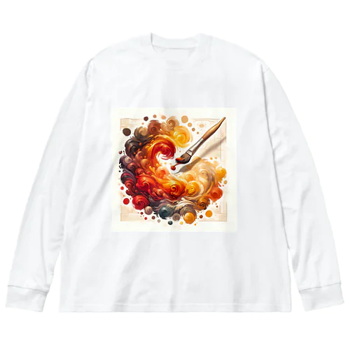 イエベ秋 Big Long Sleeve T-Shirt