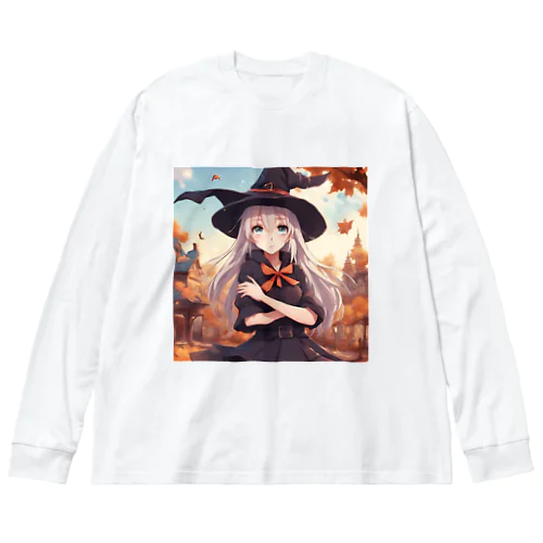 秋の魔女っ子さん Big Long Sleeve T-Shirt