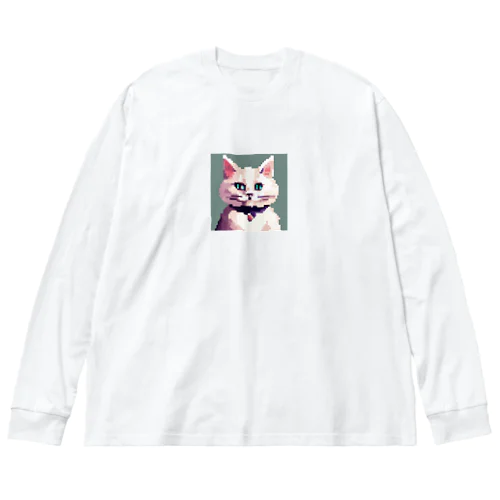 お上品な白猫 -YUKARI- Big Long Sleeve T-Shirt