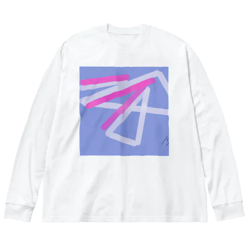 【Abstract Design】No title🤭 ビッグシルエットロングスリーブTシャツ