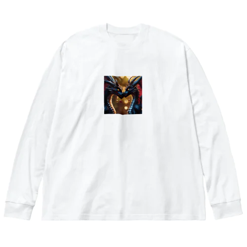 愛を語り合っている龍 Big Long Sleeve T-Shirt