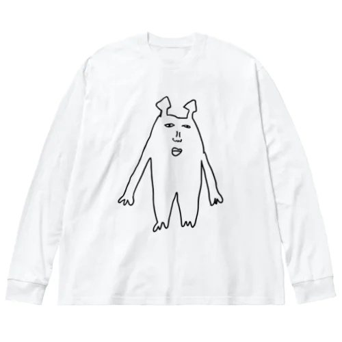 変な生き物II ビッグシルエットロングスリーブTシャツ