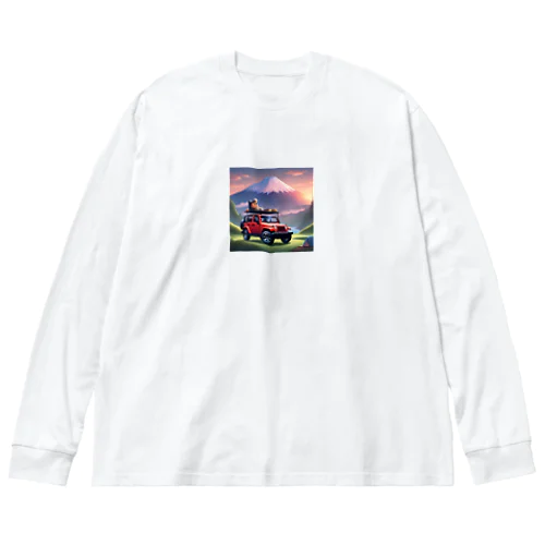 イケオジ週末の野遊び Big Long Sleeve T-Shirt