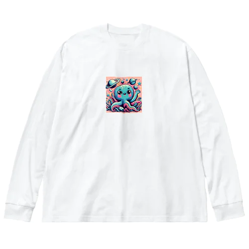 タコ宇宙人 Big Long Sleeve T-Shirt