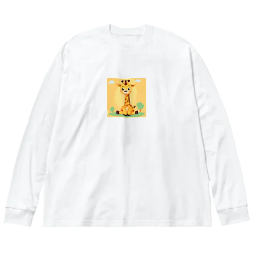 キリンのりん君 ビッグシルエットロングスリーブTシャツ