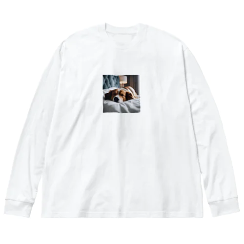 寝てる犬 Big Long Sleeve T-Shirt