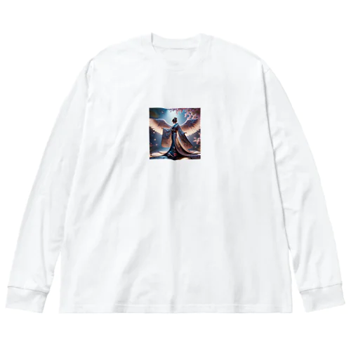 和服を着た天使 Big Long Sleeve T-Shirt