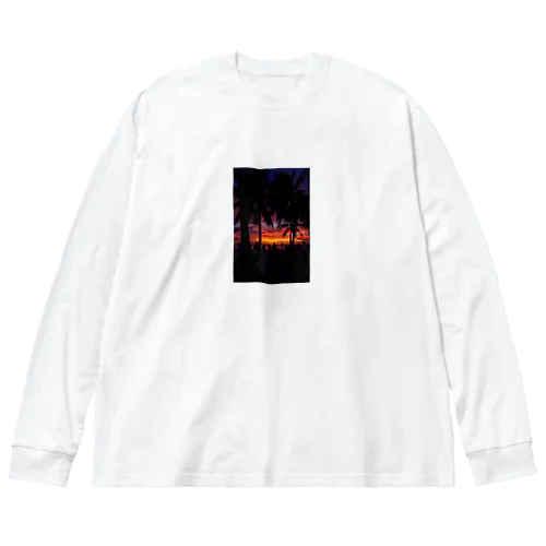 フィリピンボラカイ島 Big Long Sleeve T-Shirt