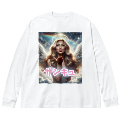 投げキスする天使 Big Long Sleeve T-Shirt