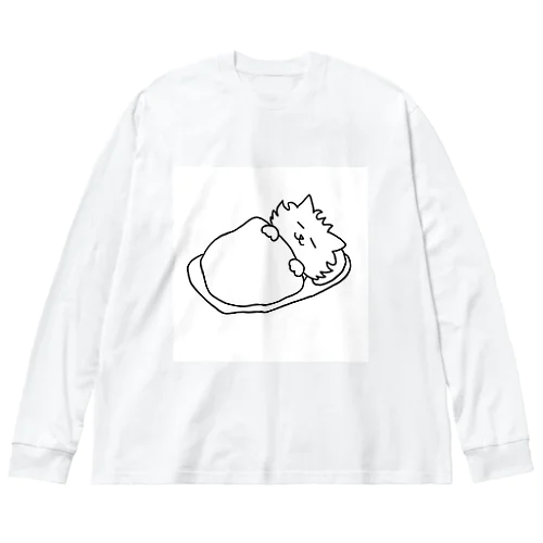 十分な栄養と休養ねこ ビッグシルエットロングスリーブTシャツ