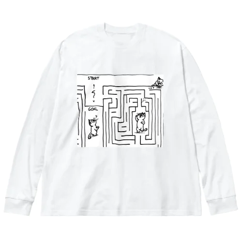 迷路とねこ Big Long Sleeve T-Shirt