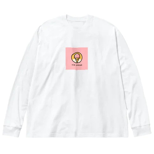 アイスクリーム ビッグシルエットロングスリーブTシャツ