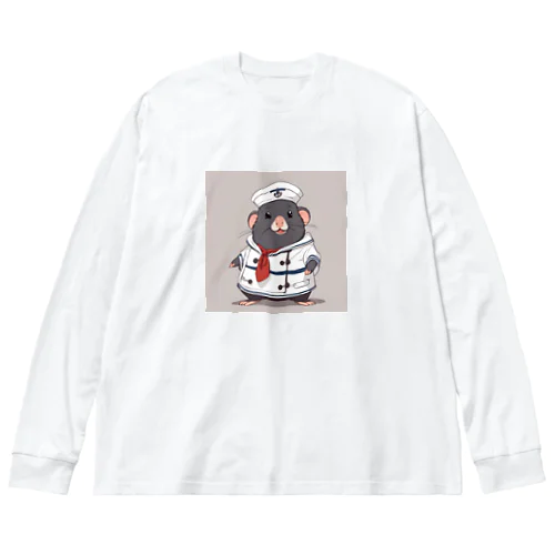 ネズミの水兵 Big Long Sleeve T-Shirt