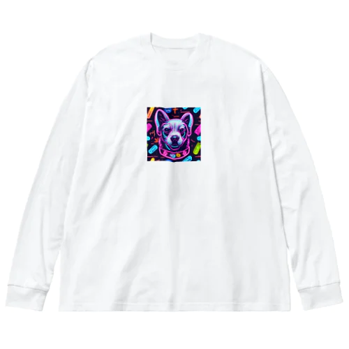 neon dog ビッグシルエットロングスリーブTシャツ