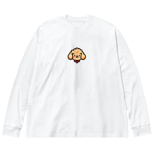 はにかみプードル Big Long Sleeve T-Shirt