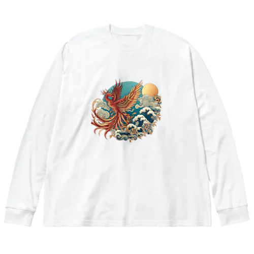 鳳凰 ビッグシルエットロングスリーブTシャツ