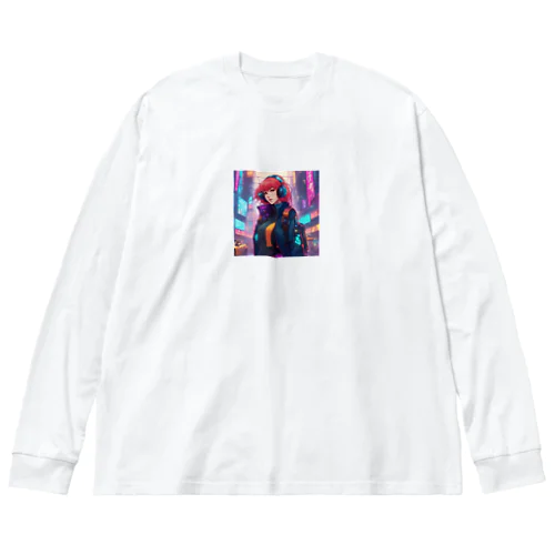 サイバー女子 Big Long Sleeve T-Shirt