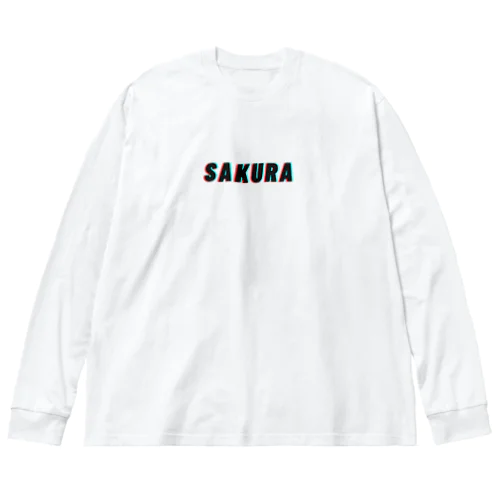 SAKURA ビッグシルエットロングスリーブTシャツ