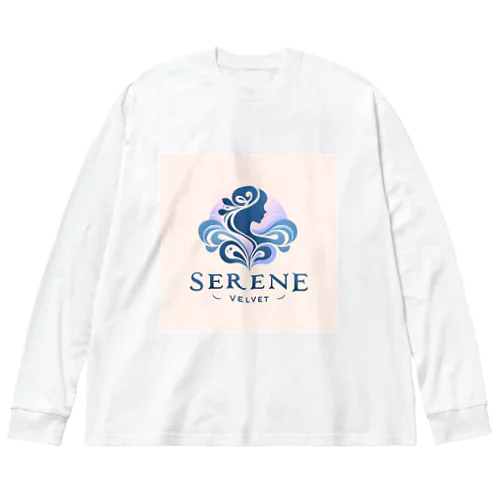 SereneVelvet ビッグシルエットロングスリーブTシャツ