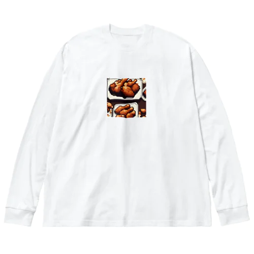 醤油からあげ ビッグシルエットロングスリーブTシャツ