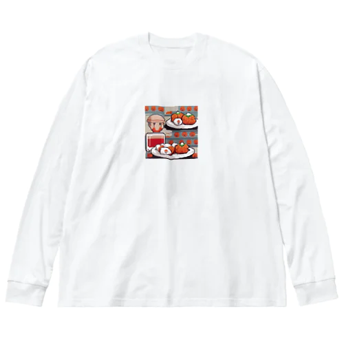 いくらおにぎり ビッグシルエットロングスリーブTシャツ